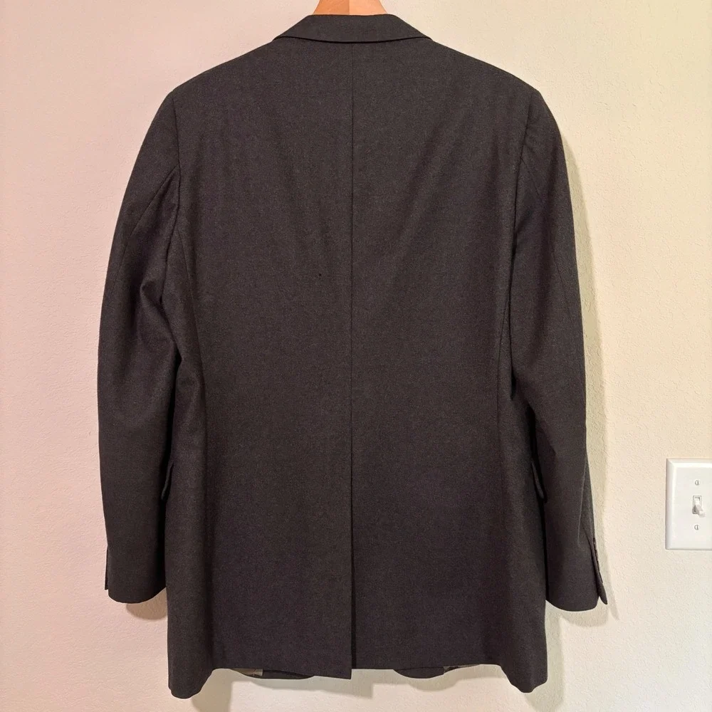 Jos. A. Bank Blazer Executive Collection Charcoal Gray Wool Sport Coat‎ Mens 40R